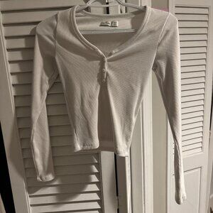 Hollister Co. Women's White T-shirt